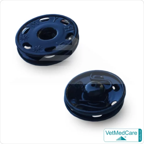 Druckknöpfe Set | schwarz oder transparent | VetMedCare® 12 Druckknöpfe Set | schwarz | VetMedCare®