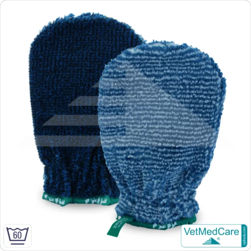 Fellpflegehandschuh & Hundebürste | Fellpflege von Hund, Katze, Pferd und kurzhaariger Kleintiere | Grooming Glove | VetMedCare®