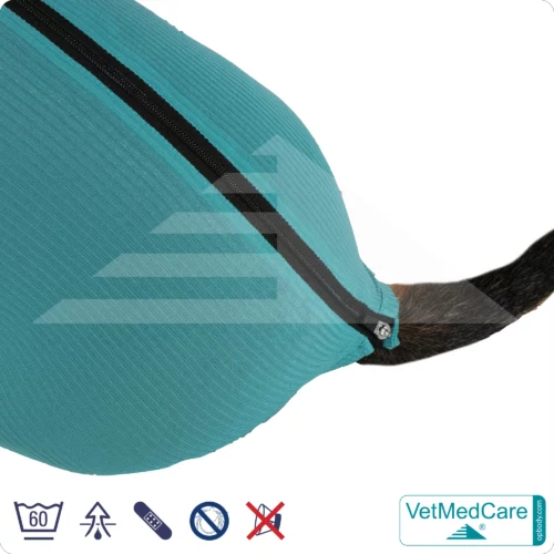 Hundebody mit Beinen + Reißverschluss | Hunde Body - Ganzkörperbody mit 4 Beinen | VetMedCare®