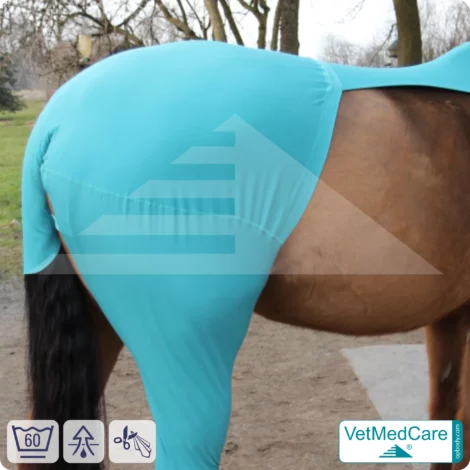 Pferde Wundschutz / Beinschutz für die Beine - Hinterlauf | links und rechts passend | VetMedCare® 7 Pferde Wundschutz / Beinschutz für die Beine - Hinterlauf | links und rechts passend | VetMedCare®
