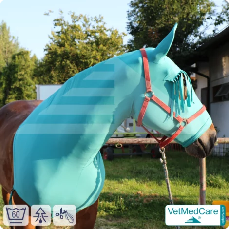 Sleazy / Sleezy Pferde Body, Pferdehaube - Fliegenschutz, Mückenschutz bzw. Insektenschutz von Kopf, Ohren und Hals - mit Stirnfransen | VetMedCare 8 Sleazy / Sleezy Pferde Body, Pferdehaube - Fliegenschutz, Mückenschutz bzw. Insektenschutz von Kopf, Ohren und Hals - mit Stirnfransen | VetMedCare