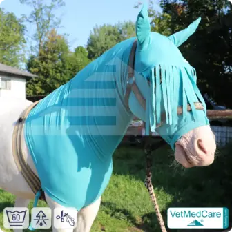 Sleazy / Sleezy Pferde Body, Pferdehaube - Fliegenschutz, Mückenschutz bzw. Insektenschutz von Kopf, Ohren und Hals - mit Stirnfransen | VetMedCare 9 Sleazy / Sleezy Pferde Body, Pferdehaube - Fliegenschutz, Mückenschutz bzw. Insektenschutz von Kopf, Ohren und Hals - mit Stirnfransen | VetMedCare