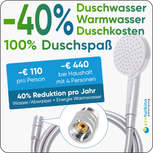 Ecoturbino Duschadapter