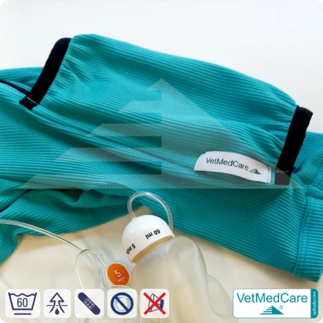 Hund System Body mit Beinen + Reißverschluss + Zusatzfunktion Tasche | Hund Body - Ganzkörperbody mit 4 Beinen | VetMedCare® 20 Hund System Body mit Beinen + Reißverschluss + Zusatzfunktion | Hund Body - Ganzkörperbody mit 4 Beinen | VetMedCare®