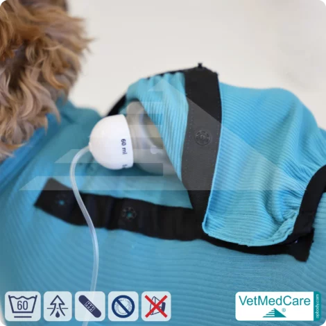 Hund System Body mit Beinen + Reißverschluss + Zusatzfunktion Tasche | Hund Body - Ganzkörperbody mit 4 Beinen | VetMedCare® 12 Hund System Body mit Beinen + Reißverschluss + Zusatzfunktion | Hund Body - Ganzkörperbody mit 4 Beinen | VetMedCare®