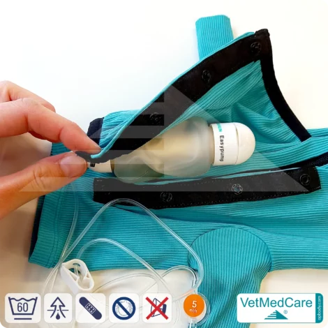 Hund System Body mit Beinen + Reißverschluss + Zusatzfunktion Tasche | Hund Body - Ganzkörperbody mit 4 Beinen | VetMedCare® 14 Hund System Body mit Beinen + Reißverschluss + Zusatzfunktion | Hund Body - Ganzkörperbody mit 4 Beinen | VetMedCare®